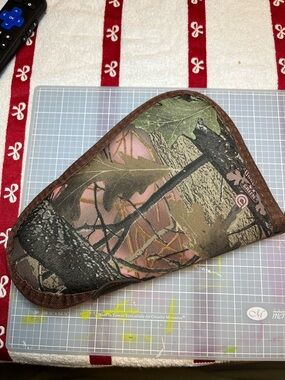 Camo Neoprene Holster with Pink Accents